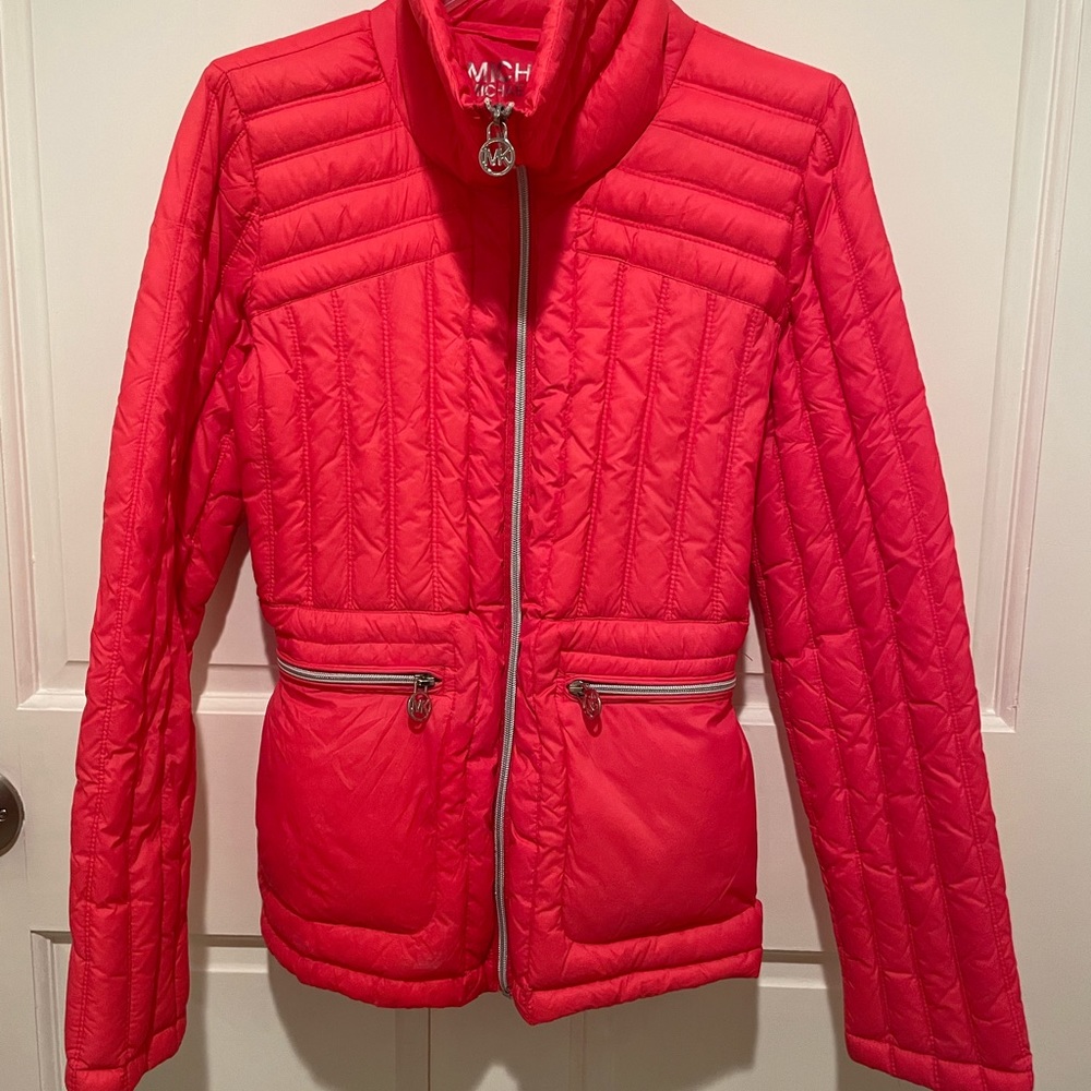 Michael Kors packable down jacket. Size S